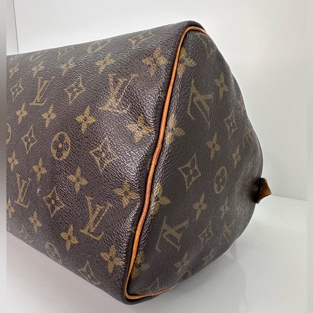 Louis Vuitton Brown Monogram speedy 30 - Picture 11 of 16